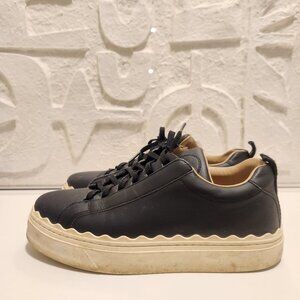Chloe cow leather sneakers